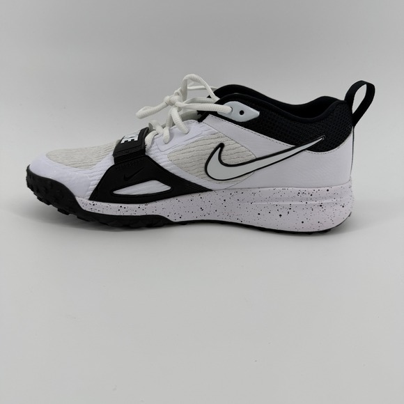 NEW Nike Air Zoom Diamond Elite Turf Shoe Mens 10.5 White Black Volt DZ0503-104 main image 8
